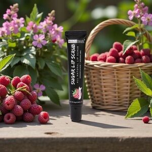 Beauty Treats Raspberry Sugar Lip Scrub Cruelty Free Moisturizing Exfoliation